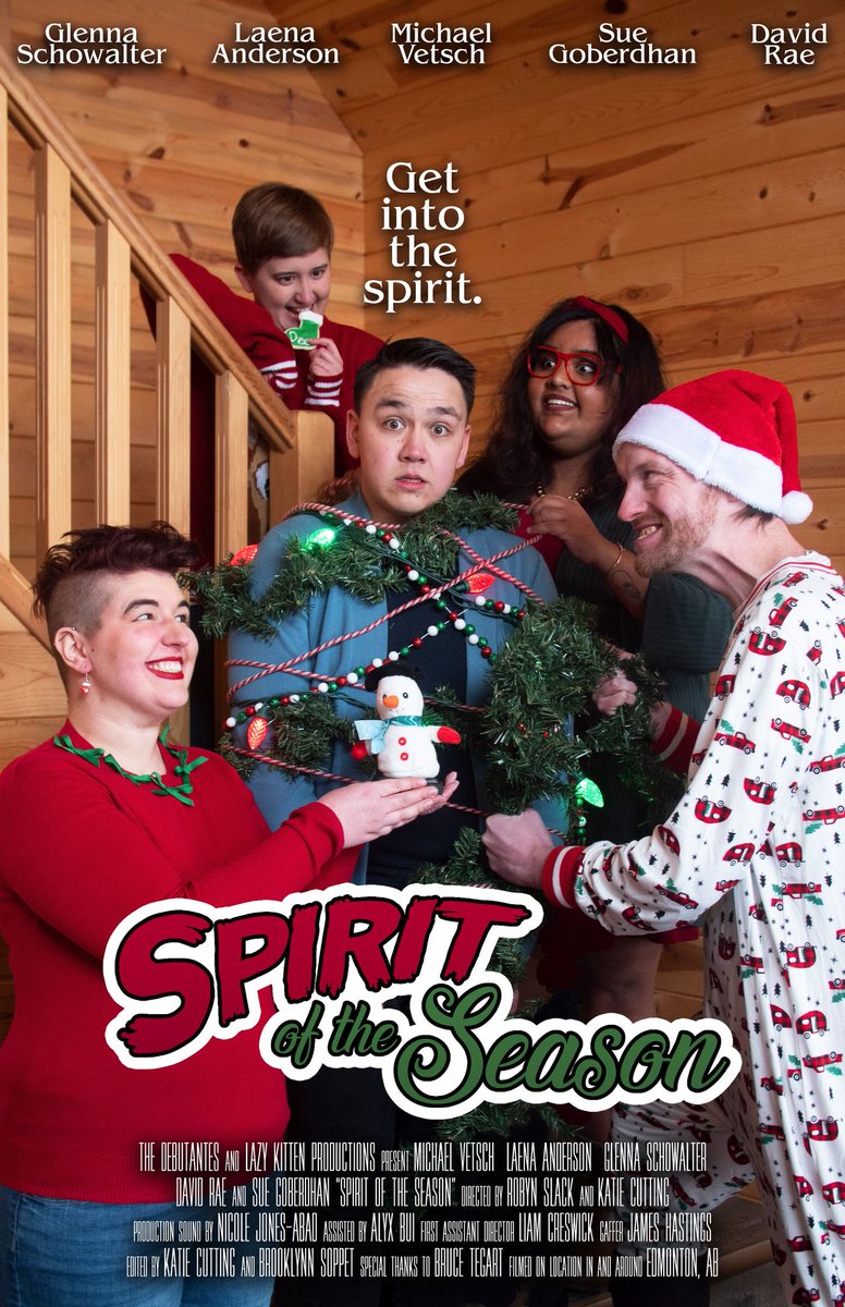 sots_movie's tweet image. TONIGHT! 8pm at the Citadel Theatre! Catch the one-night-only premiere screening of Spirit Of The Season! It's Evil Dead meets Hallmark in a hilarious holiday/horror mashup. Tickets available at the box office, or at secure.citadeltheatre.com/7742 #yegfilm #comedymovie #christmasmovies