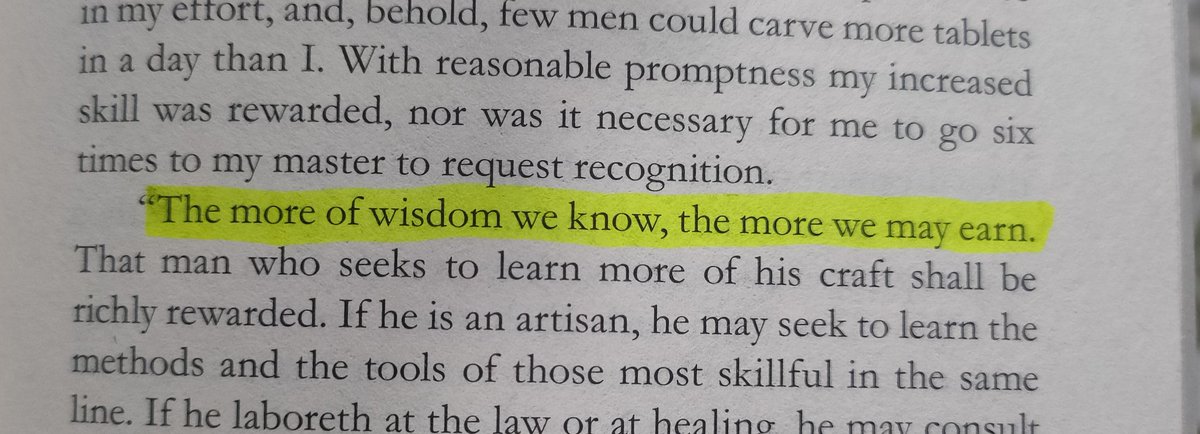 SarthakM73's tweet photo. From book: The Richest Man In Babylon https://t.co/RTLK8YPztg