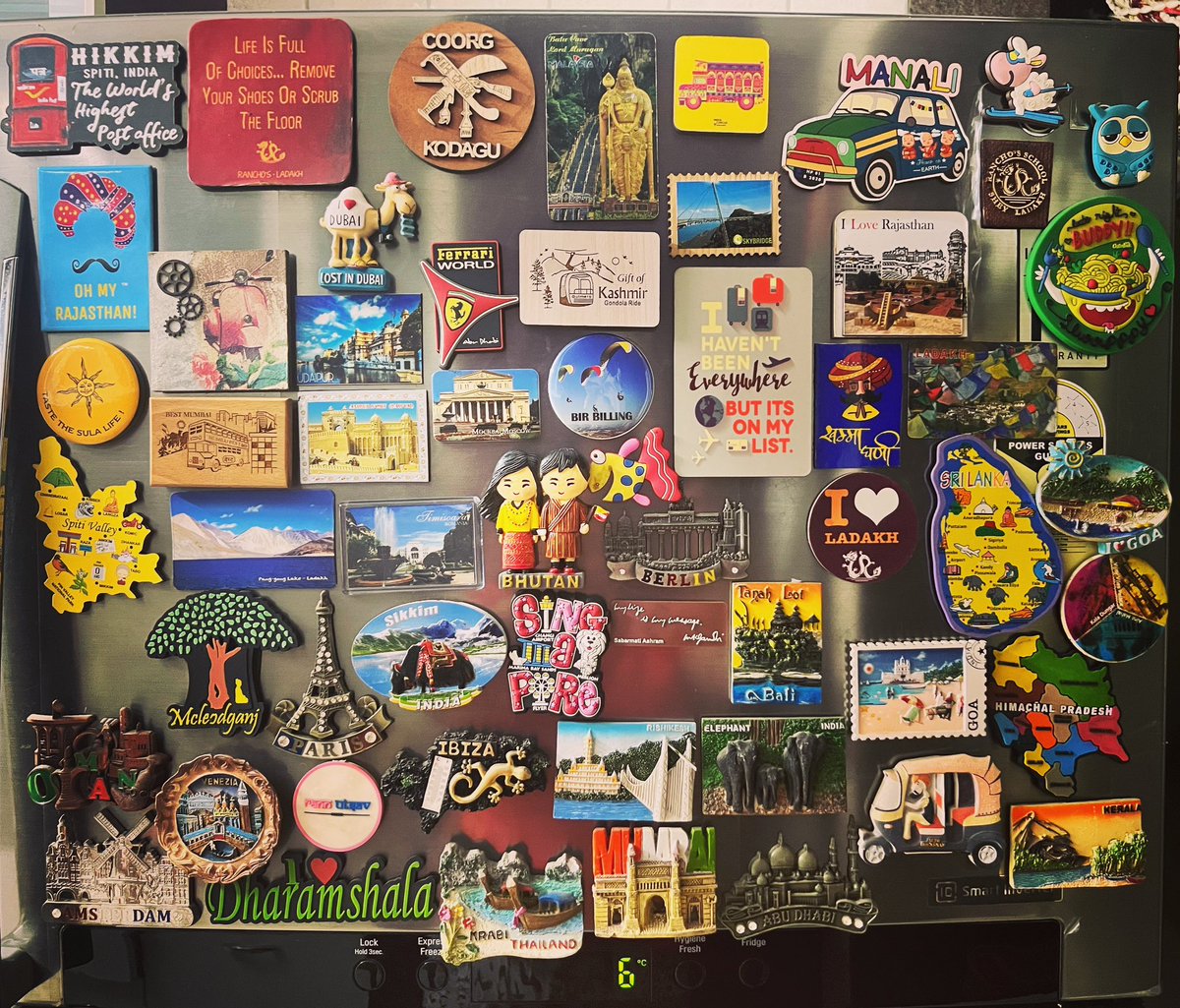 JugniGhumakad's tweet photo. So much of who we are is where we have beenโฆ.
#traveltips
#magnetlove
#souvenir
#Wednesday https://t.co/TYPj49wg4j