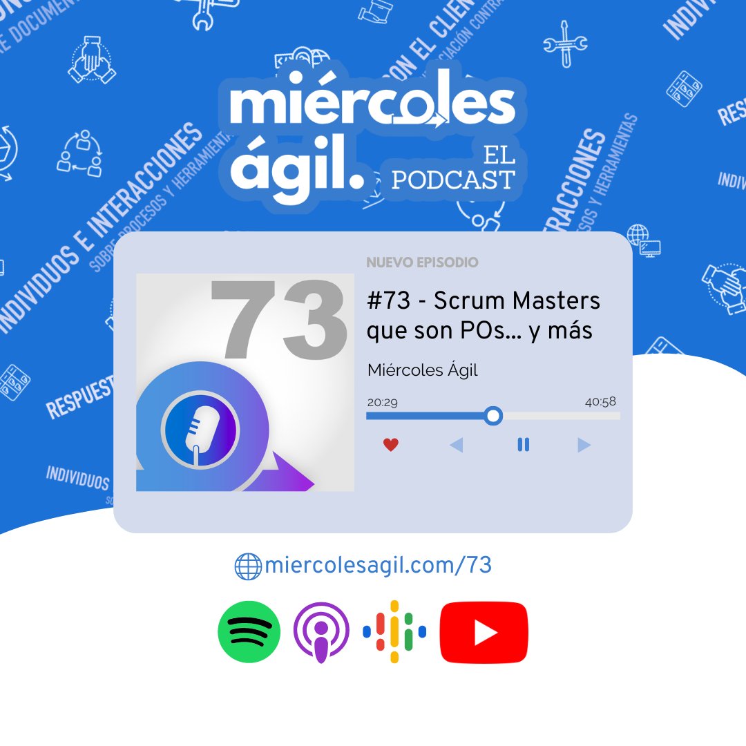 Miércoles Ágil Podcast tweet media