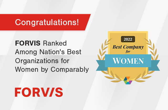 We are honored to be awarded Comparably’s Best Company for Women award for 2022! <a href="/FORVIS/">FORVIS</a>’ teams are committed to creating an equitable workplace environment for every teammate. Apply for one of our careers here: bit.ly/3PJJv9I