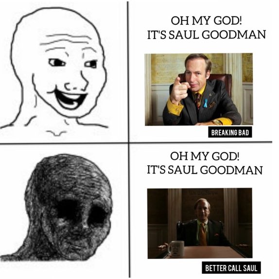 odenhead's tweet photo. Better Call Saul https://t.co/EZeJ40wIQA