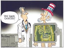 Soulracmusic's tweet photo. As long as anger, paranoia, and misinformation drive our political debate, there are unhinged souls among us who will feel justified in turning violent remedies for imagined threats. - David Horsey #welcometoamerikkka  #January6thCommitteeHearings #FoxNews #misinformation https://t.co/0eSP7ovsdK