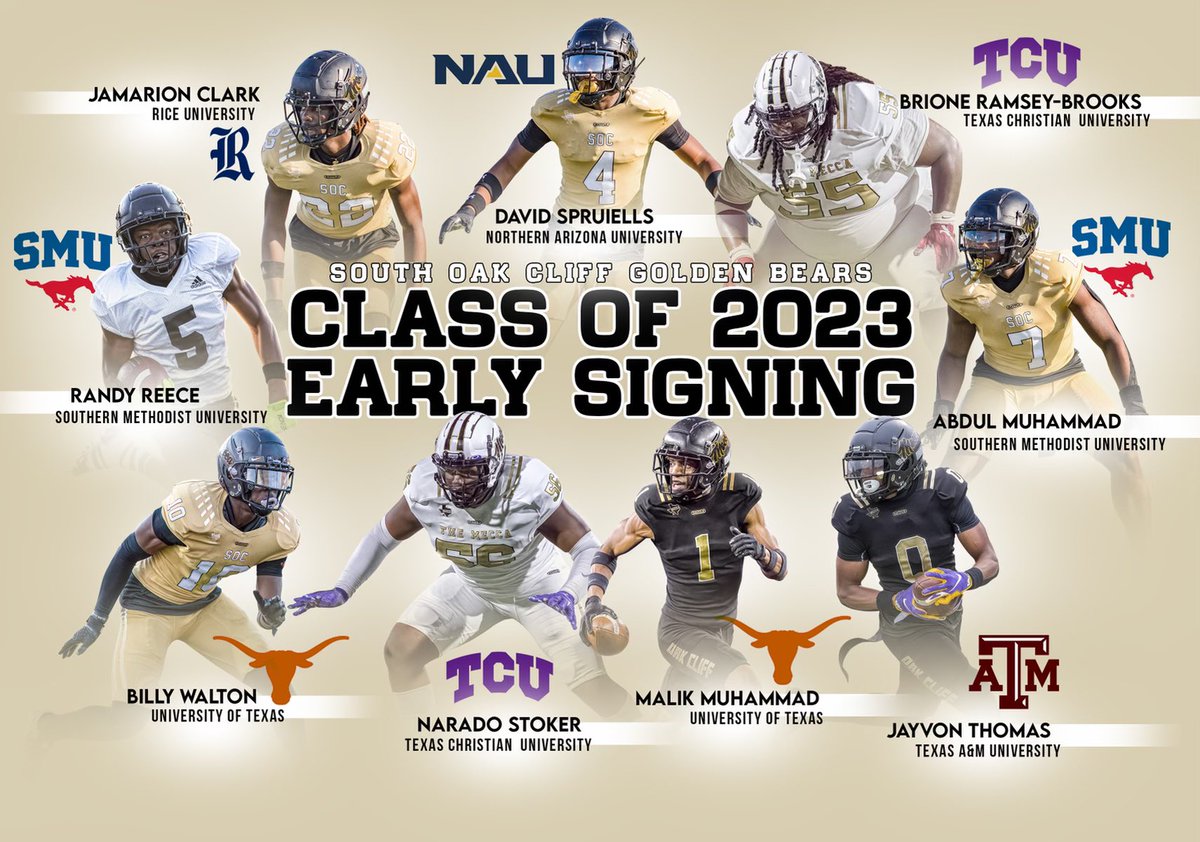 Congrats To Our Early Signees✍️

#TheMecca | #BeThePressure