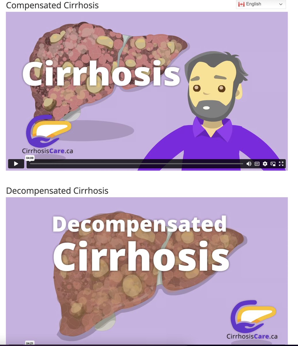 CirrhosisCareAB's tweet photo. We've created new videos for you! 🎬🎥✨

We tried to capture important information for ppl living w/ compensated and decompensated disease with these two short videos.

Check them out, let us know what you think, &amp; prescribe them to your patients!

#LiverTwitter https://t.co/BT7qk9dFsa