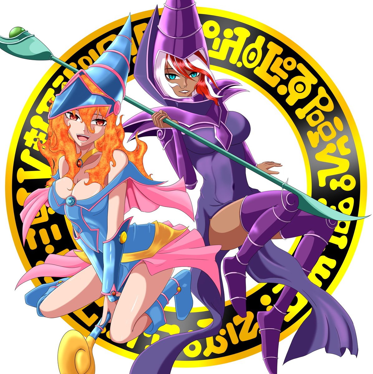 FlameKnight7Vr's tweet photo. Thank you @Michel12026520 for the early Christmas gift! Always loved Dark Magician Girl. Art by @AutumnAk_1 
Can you Duel us both? https://t.co/zcSQClGTUN