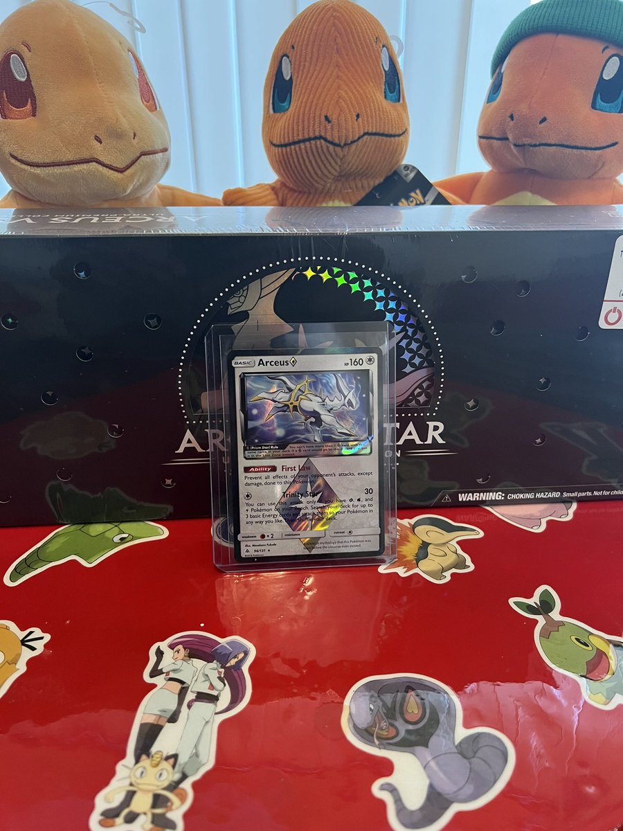 🤷🏾‍♂️ POTY Giveaway🤷🏾‍♂️

For your chance to win this product of the year GameStop Exclusive Arceus ultra premium collection &amp; Forbidden light Arceus Prism star 🌟 

Like ✨
Retweet ✨
Comment someone who’s the star of your life ⭐️ 

Winner selected at random 12/30 good luck 🫶🏾🍾