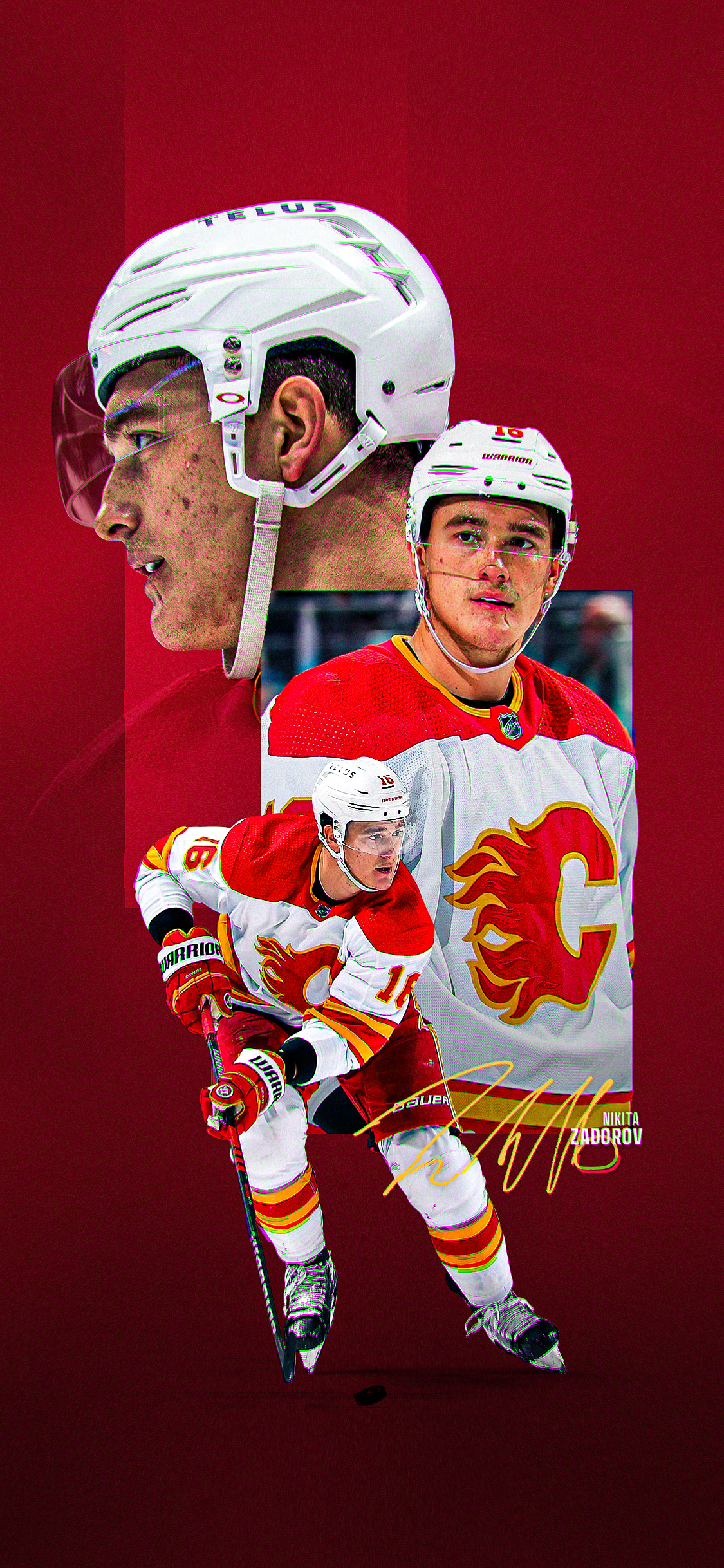 Calgary Flames on X: Just a couple of guys with over 💯 points for  #WallpaperWednesday 🔥  / X