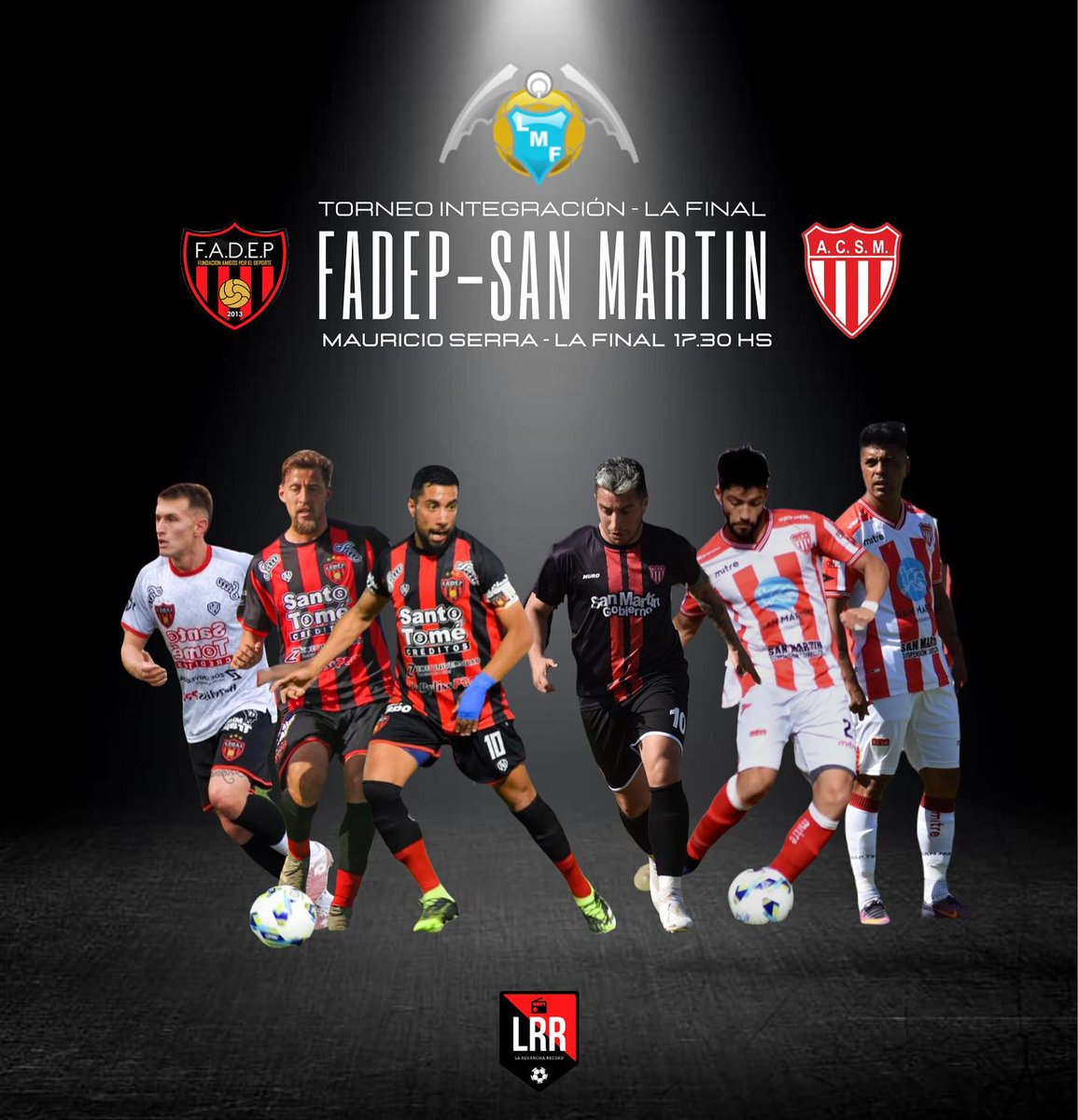 Hoy a las 17:30hs. Jugamos la final del "torneo integración" de la #lmf contra "San Martín" en el estadio "Mauricio Serra" de Argentino. Los esperamos allí para alentar al equipo !