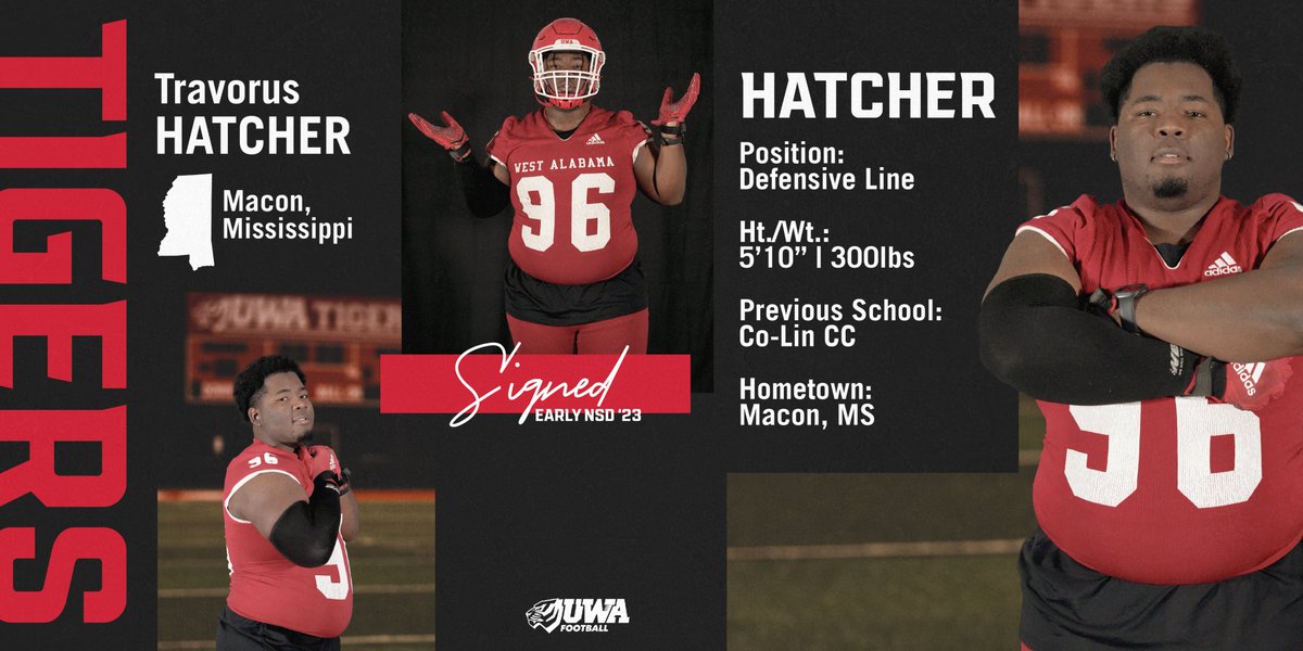 uwa_football's tweet photo. Tiger fans welcome Travorus Hatcher to the #Brotherhood #OneTeamOneLove #NSD23 https://t.co/qjii784GiZ