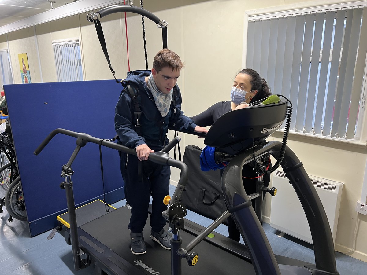 Westmeath hurlers won the Joe McD Cup. Manager Shane O'Brien arranged a Poc Fada to raise funds for a therapeutic treadmill for St Catherine's. It's arrived and is now "active." Caroline, the physio here with Alexander. Massive thanks to everyone who made these  picture possible.