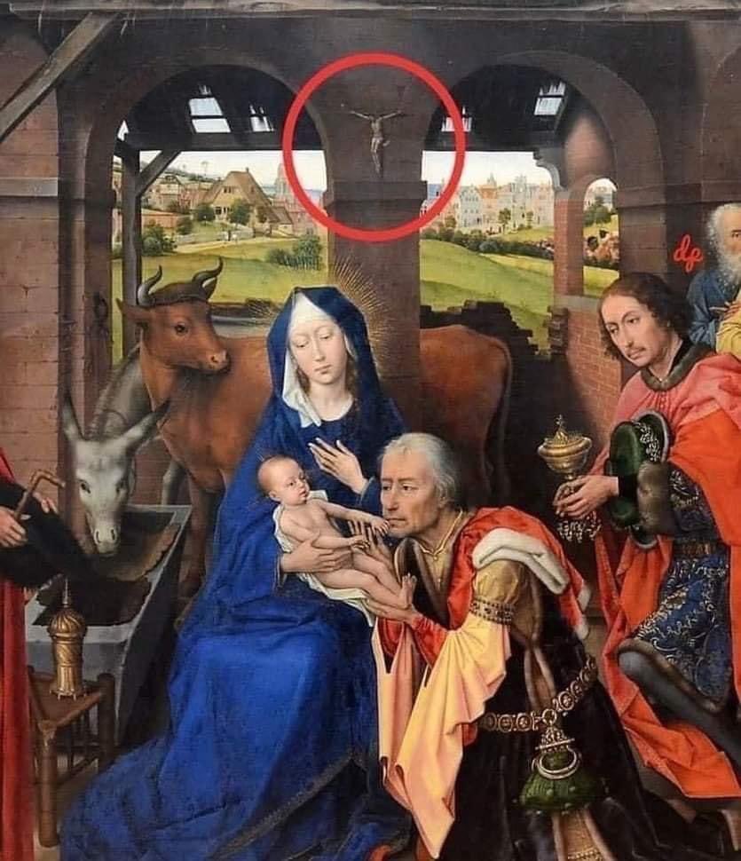 victorhvgo's tweet photo. O primeiro spoiler, pintura holandesa de 1450. https://t.co/QwyKZj6DCR