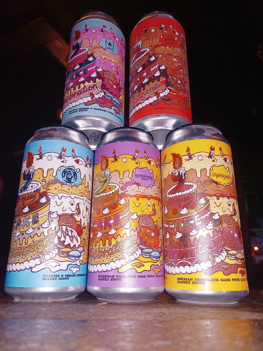 🎂 HAPPY BIRTHDAY <a href="/amundsenbrewery/">AMUNDSEN BREWERY</a> 🎂

To celebrate this occassion, they have released 5 exceptional collabs with:

- <a href="/NorthBrewing/">North Brewing Co.</a> 
- <a href="/LervigBeer/">LERVIG</a> 
- <a href="/EmperorsBrewery/">Emperors Brewery</a> 
-  Northern Monk
And Stigbergets!

All in stock now, when they're gone, they're gone!

#Beer #amundsen #brewdog