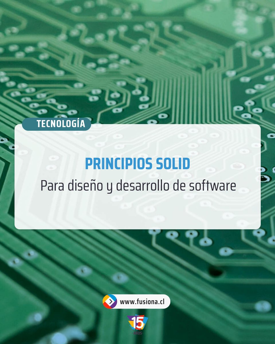 fusiona's tweet image. Los Principios SOLID son como el vino. A medida que pasa el tiempo mejoran o se redescubren. Aquí los repasamos junto a unas sabias palabras de su co creador: Robert C. Martin.
fusiona.cl/blog/tecnologi…
#SolidPrinciples
#ProgramaciónOrientadaaObjetos
#DesarrollodeSoftware