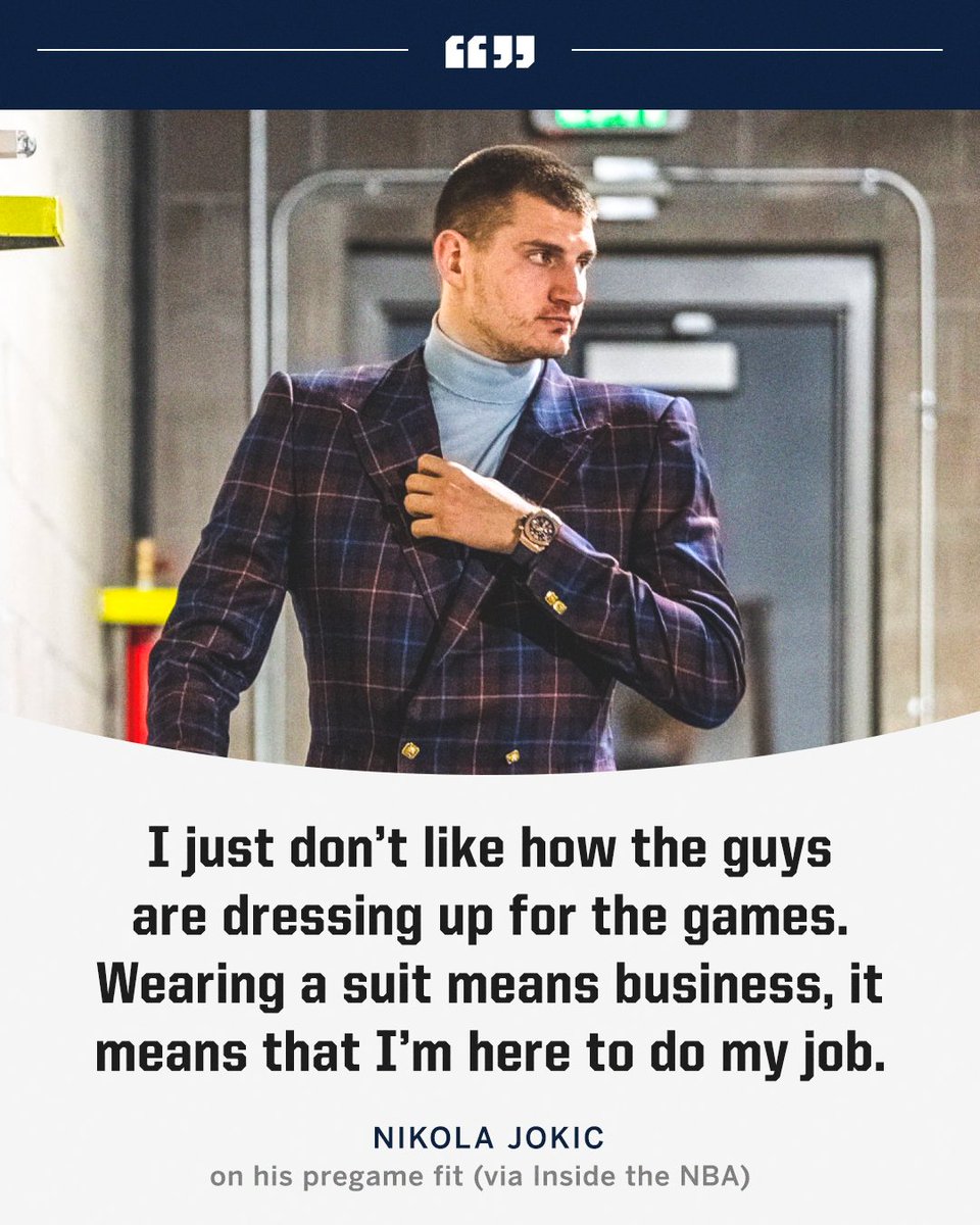 Robertale24's tweet photo. @PasionBasketNBA No soy el mejor intérprete pero no veo la parte donde dice ridiculos ni mucho menos que quiere "parecer ejecutivo" igual banco al Joker! Si le gusta vestir así cool. Igual el resto cada quien con la suya. https://t.co/lTTdTleQ4b