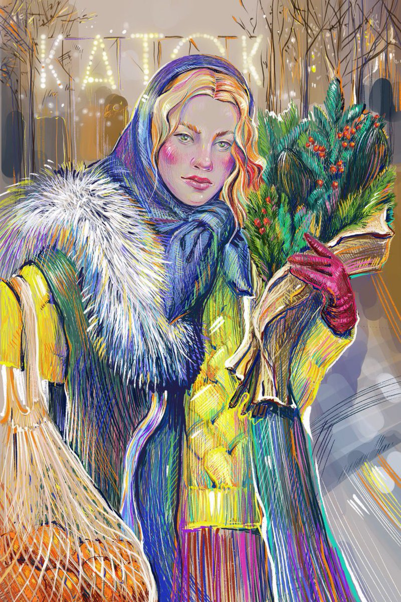 🍊🍊🍊🍊NEW DROP 

Walk. The girl with oranges
1/1 art on <a href="/opensea/">OpenSea</a> 
0.09 ETH

The second art is dedicated to the winter holidays. The hustle and bustle of the city and preparations for the holiday can be as joyful as the holiday itself.

opensea.io/assets/ethereu…

#NFTdrop #NFTs