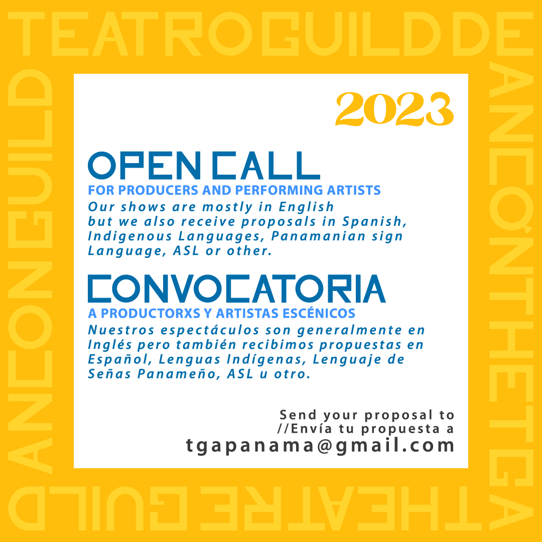 anconguild's tweet photo. ¡El T.G.A. busca proyectos para el 2023!
Escríbenos si tienes en mente una obra, un musical, una pieza de danza, un show de stand up comedy, un concierto, un show drag, una noche de poesía, un show de títeres, un taller de artes escénicas, etc...
#AnconGuild #Panamá https://t.co/fr4qQTi8b4