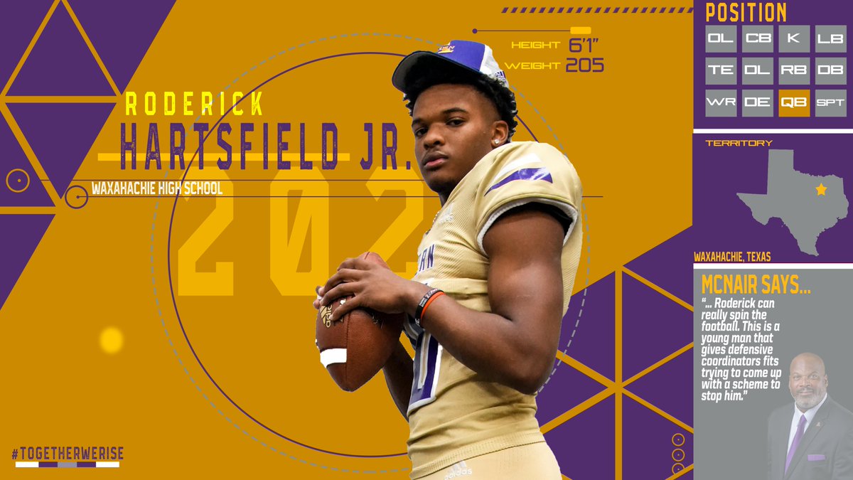 BRAVESSPORTS's tweet photo. Quarterbacks want some action with the Braves too. Roderick Hartsfield Jr. is coming to put in work with @AlcornStateFB next season behind center. As Braves... #TogetherWeRise! 🏈 https://t.co/LMWFRJrNe4