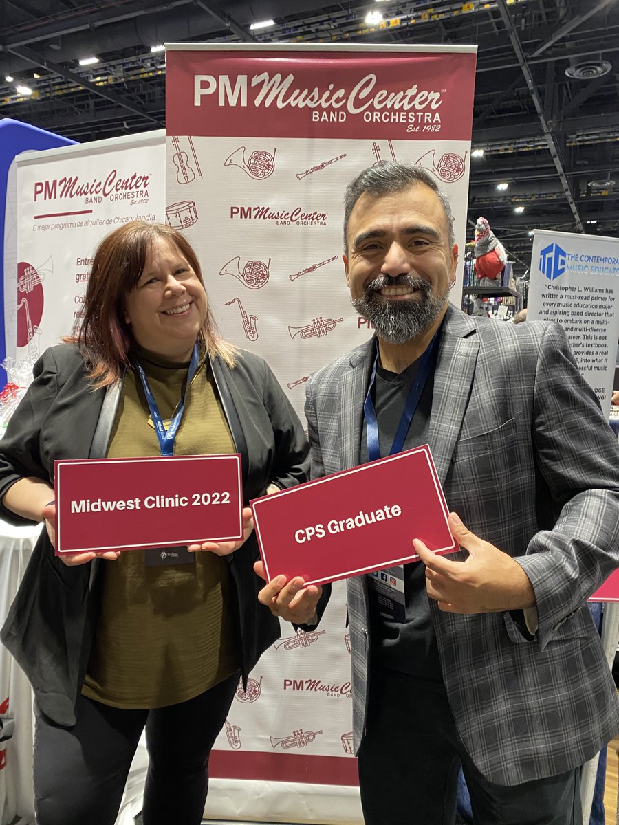pmmusiccenter's tweet image. #TheMidwestClinic has been a blast! It was wonderful to see our directors and to meet music educators from all over the Chicagoland area. We'll see you next year, Midwest!