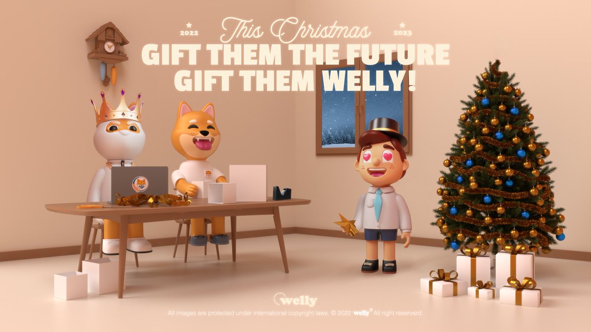 wellyfriends's tweet photo. Dear #WellyFriends,
The holiday season is in a full swing and it's time to think about gifts.
Is there anything better than giving a bright future and an innovative and unique vision?
Gift them the future

Happy and especially healthy holidays to all 🎅 🎄 https://t.co/G3lrXuoeuN