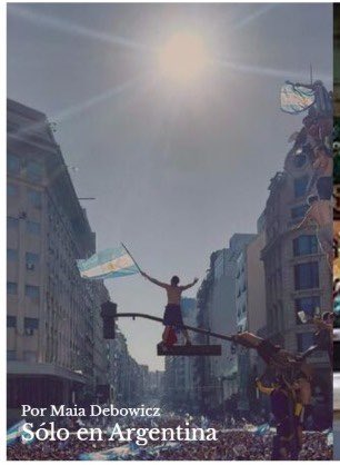 Maia_Debowicz's tweet photo. ✍️Escribí sobre la caravana de ayer, la fiesta popular del domingo y el romance que estamos viviendo con Argentina. Las imágenes que nos definen. Y de cómo la scaloneta nos está ayudando a sanar el dolor por la muerte del Diego.

Editó: @julietahbf 

https://t.co/BRAiGtjInx https://t.co/eJtsjPf2Xr