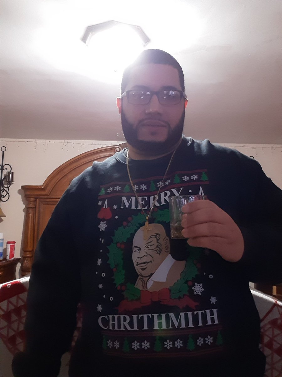 How's THIS for an ugly sweater huh?! 
#MerryChristmas #MerryChithmith 
#HappyHolidays #uglysweater