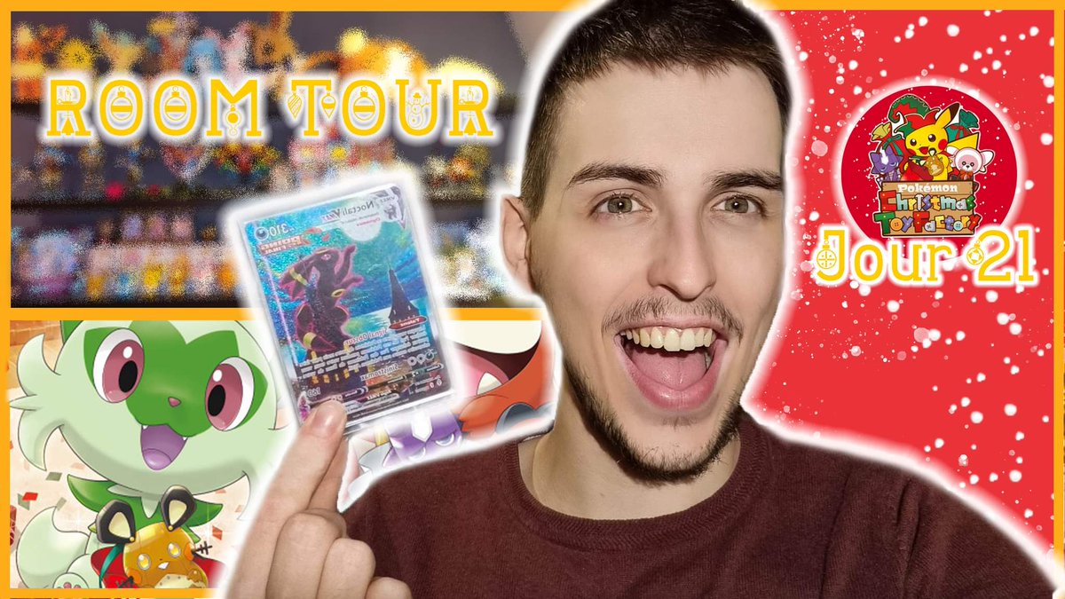 KevinKeldeo's tweet image. JOUR 21 - Nouvelle vidéo avec un room tour de ma collection Pokémon et la fameuse storytime où je drop la Noctali Vmax Alternative d'EB07 🥰🥰🥰

Bon visionnage à tous ! 

#pokemon #jccpokemon @jccpokemon