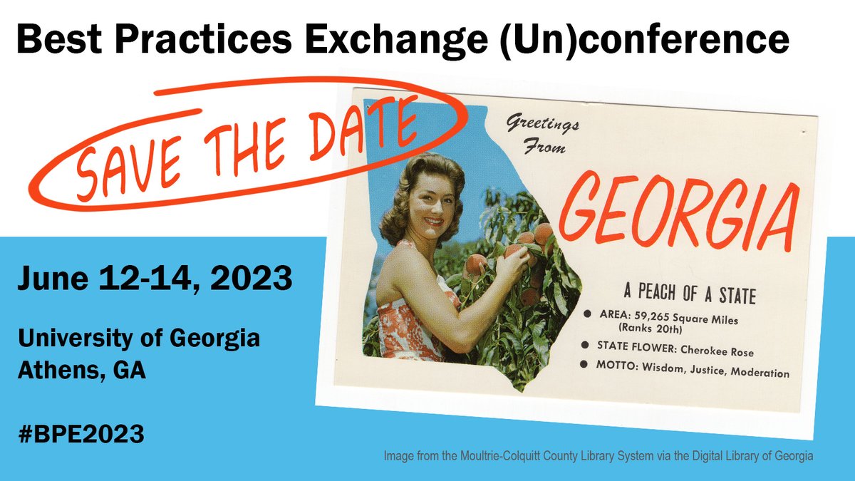 Hey Everyone! Save the date for the upcoming #bpe2023 at <a href="/universityofga/">UGA</a> - June 12 to 14! 
We can't wait to see you there! 🤩
