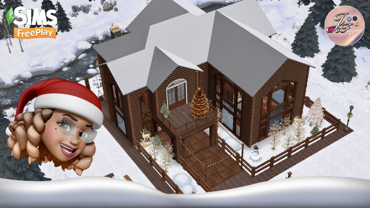 #TheSimsFreePlay #JoysCreativeFinger 🎅🏼🏡 🎄 | Christmas Log Cabin  | 🛠 Live Build Included By Joy youtu.be/57LjOz0GkqA