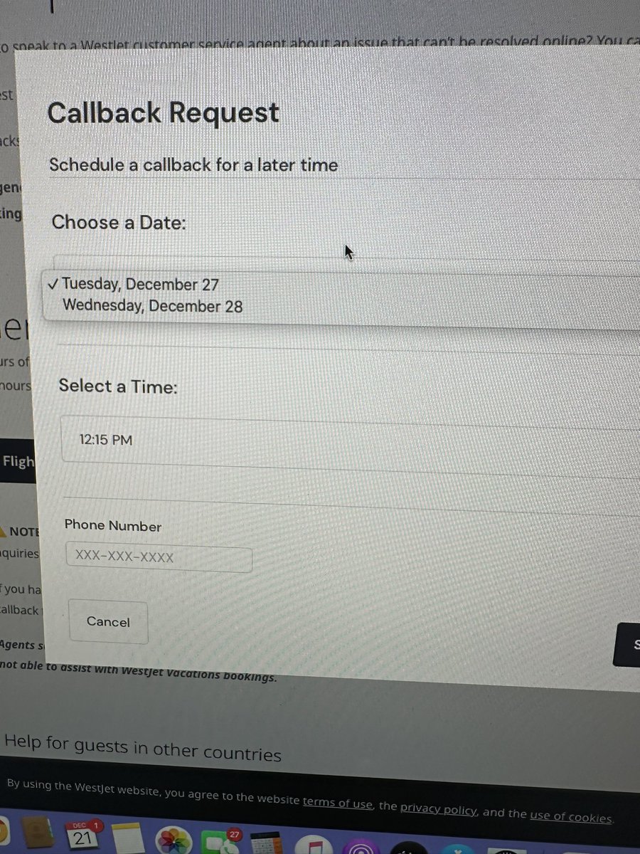kellypaddicka's tweet photo. @WestJet 1/2 you r not accepting calls &amp; this is the earliest call back time. Flight is tomorrow out of YYC to SNA via YVR. stranded in YCD. I need a simple question answered to leave out of yvr instead of yyc. This is a win/win for you and I as we would get our flight &amp; cont https://t.co/JKcibEIdUI