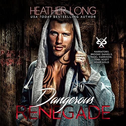 The Vandals are back baby! #USATodayBestSeller #HeatherLong’s 82nd Street Vandals series is a fast-paced #WhyChoose #DarkRomance that fans are salivating over ;) 
Dangerous Renegade
audible.com/pd/Dangerous-R…
#BrookeDaniels, @ItsNoelHarrison #AdamGold &amp; #TobyScott are 🔥 in this!
