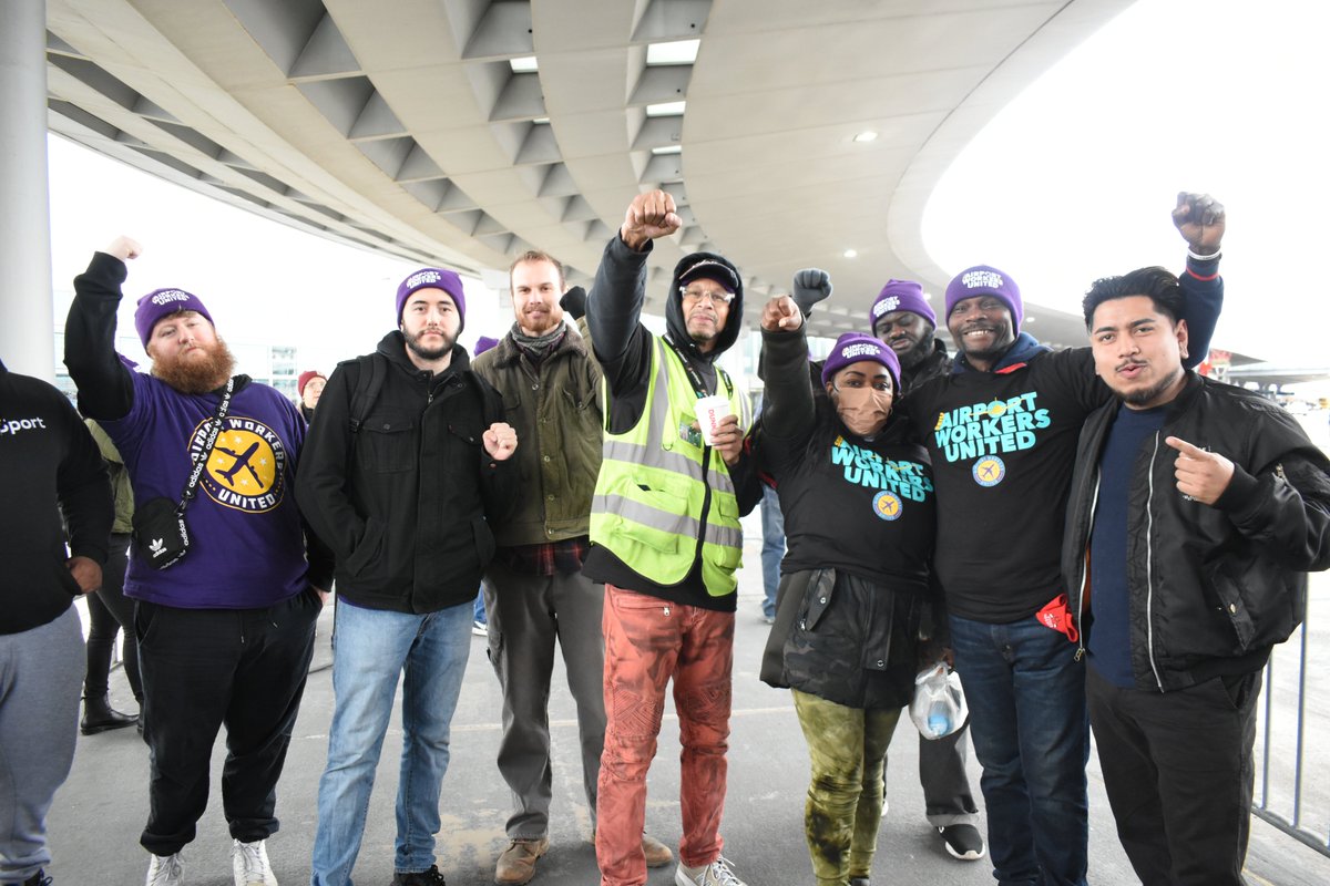Airport Workers United tweet media