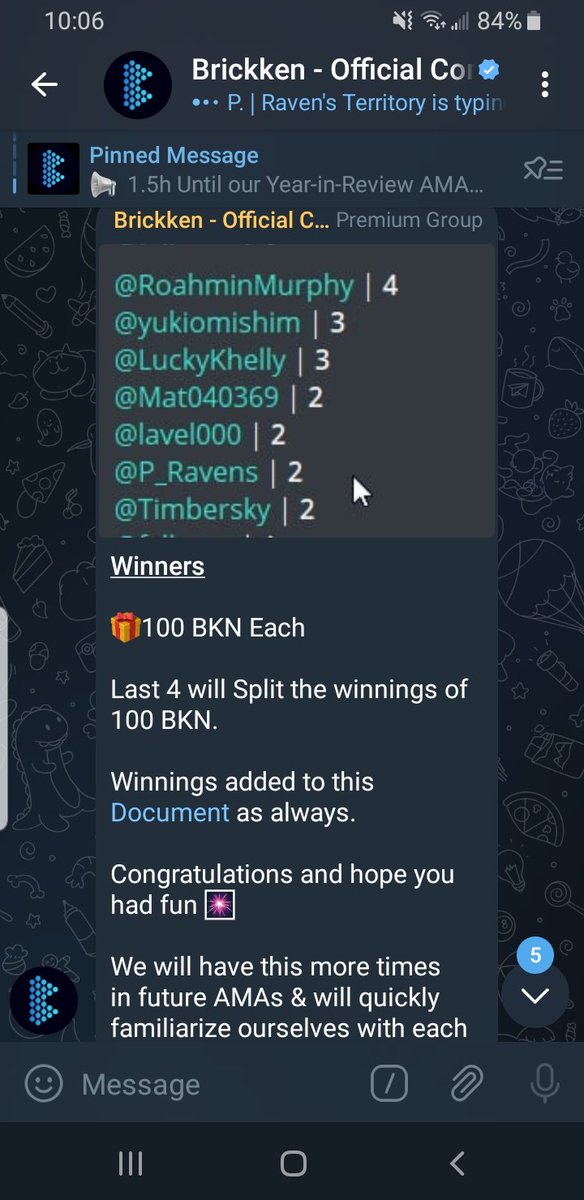 I just won 100 $BKN 🎁 from @Brickken for winning a TG game hosted by @RavensCryptoRlm 🥳

I'm looking forward to seeing the Brickken platform continue to grow brick by brick 🧱 & participating in more great Raven's Territory AMAs 🔊
#Brickken #RavensCryptoRlm #AssetTokenization