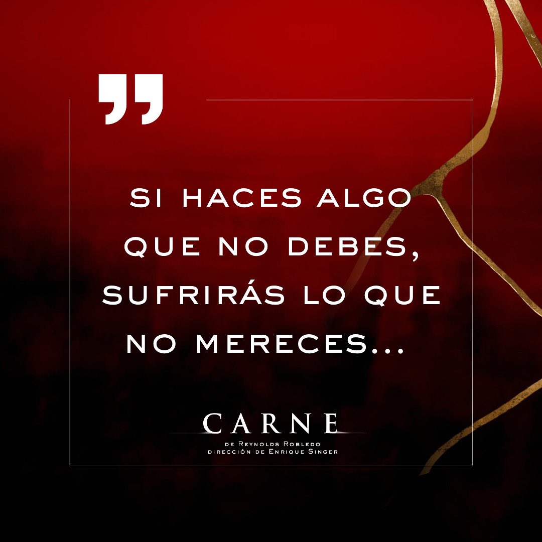 🎭 #CARNE, escrita por <a href="/ReynoldsR86/">Reynolds Robledo</a> y dirigida por @Enriquesinger expone un incómodo reencuentro en que los pecados del pasado llegarán al presente.

Gran estreno: 23• 01• 23 en el Centro Cultural Helénico.

PREVENTA 50% OFF: surl.li/ebwho

🧵