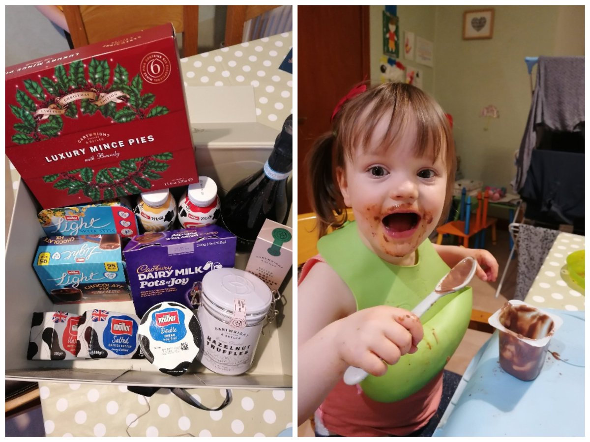 Thank you Muller for your generous Christmas gift, it's gone down well in this house!🤤