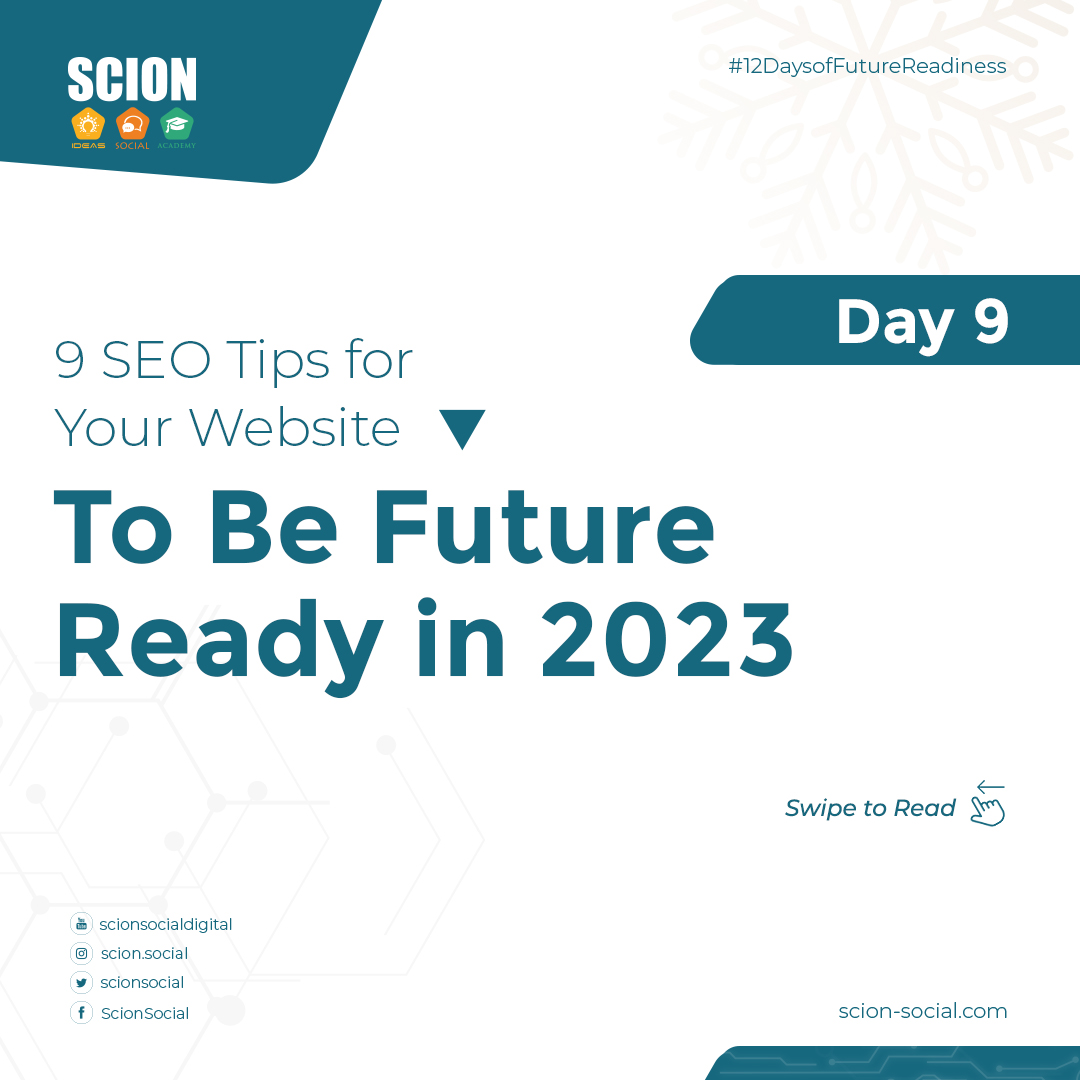 scionsocial's tweet image. Google's algorithm keeps evolving every day and in 2022 we saw an increased number of official updates, affecting the way we optimize our sites to rank best. 
#SEO #tips #ScionSocial