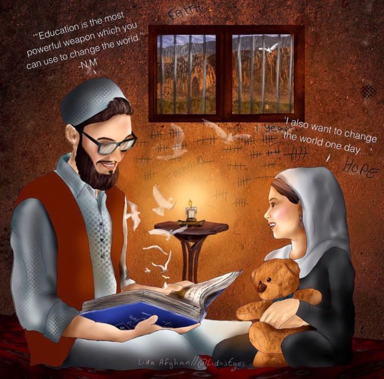 Education is the greatest weapon - Taliban’s new policy shows how weak they are - scared of the power of women. 

Art for Afghan Girls. #LetAfghanGirlsLearn