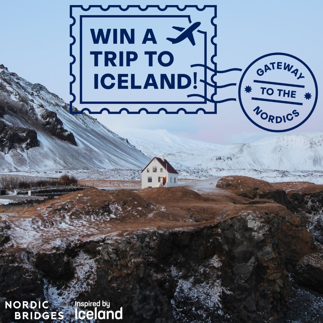 The final prize draw for our Gateway to the Nordics #contest is this week! We've teamed up with @iceland to give away 3 trips to Iceland in 2022, including: ✈Round-trip airfare 🏨Hotels 🔊Iceland Airwaves festival passes 🏙City Cards Visit nordicbridges.ca/contest for details.