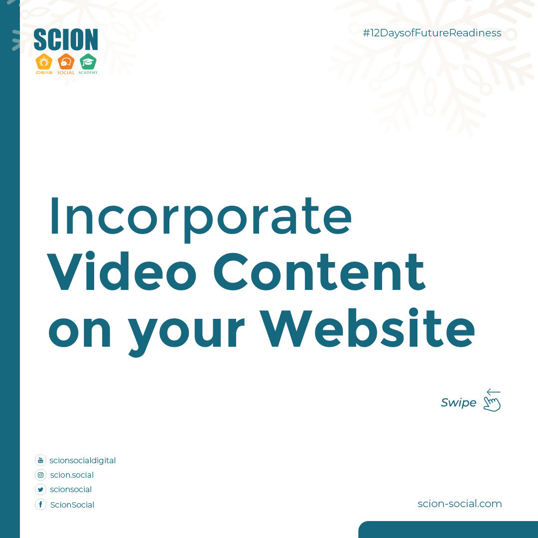 scionsocial's tweet image. In this dynamic environment with AI and Machine Learning touching every aspect of technology 2023 will see even more evolution. 
#digitalmarketing #digitalmarketingtips #12DaysofFutureReadiness #SEO #tips #ScionSocial
 #2/3