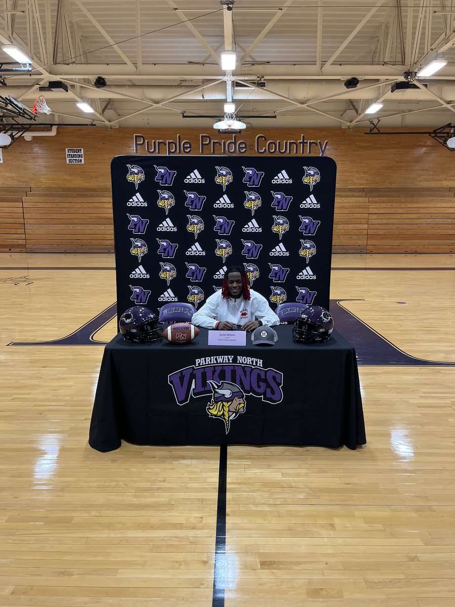 Congrats @QuaranWilliams3 <a href="/ParkwayNorthFB/">Coach Odenwald</a> <a href="/MiamiOHFootball/">Miami Football</a> <a href="/pnhsvikings/">Parkway North High</a>