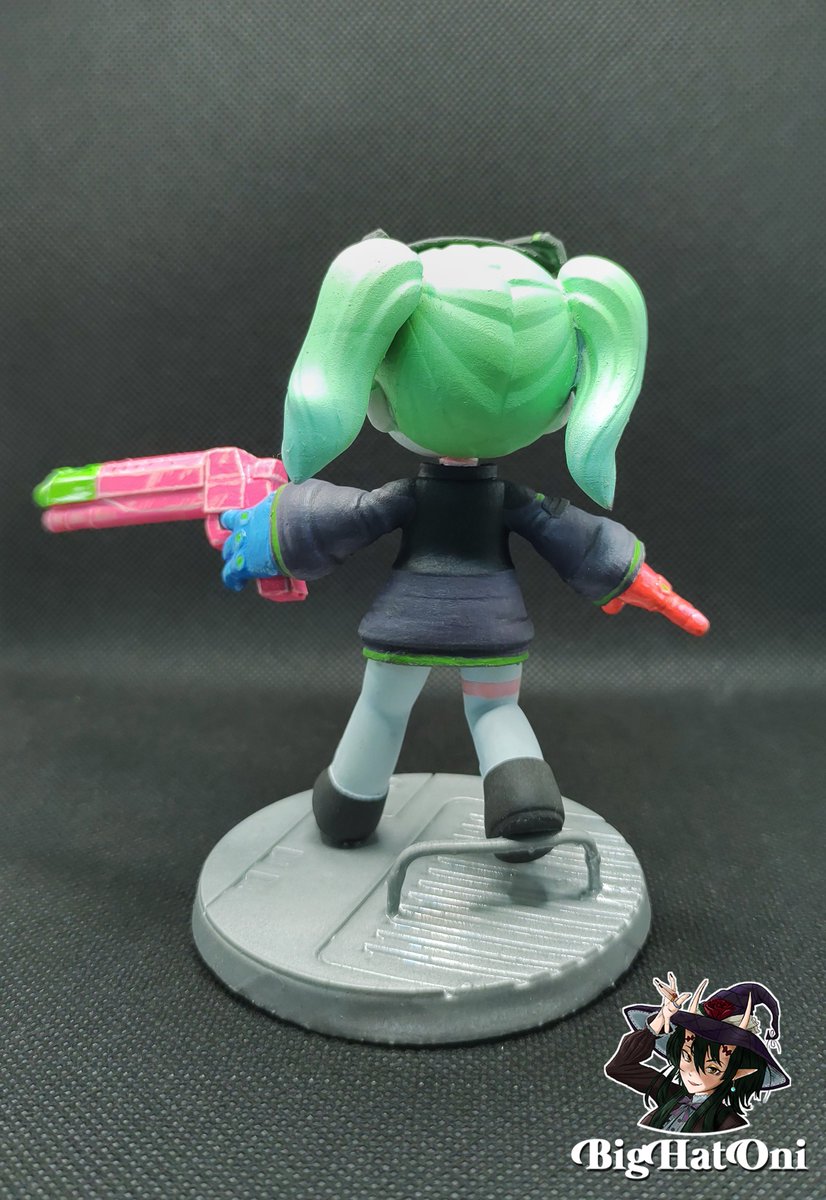 BigHatOni's tweet photo. I made a Rebecca Chibi. Soon I will make a version with loose hair and without the sweatshirt.
#Cyberpunkrebecca #cyberpunkedgerunner #Cyberpunk2077 https://t.co/t54iMfKInG