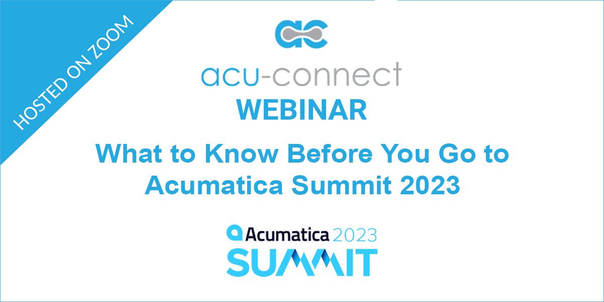 acu_connect's tweet photo. Join us and learn how you can get the most from attending @Acumatica Summit 2023! We can't wait to see you there! Register today: https://t.co/gHc3QQeKEm
#acuconnect #acumaticasummit https://t.co/ubwi5UOZWU