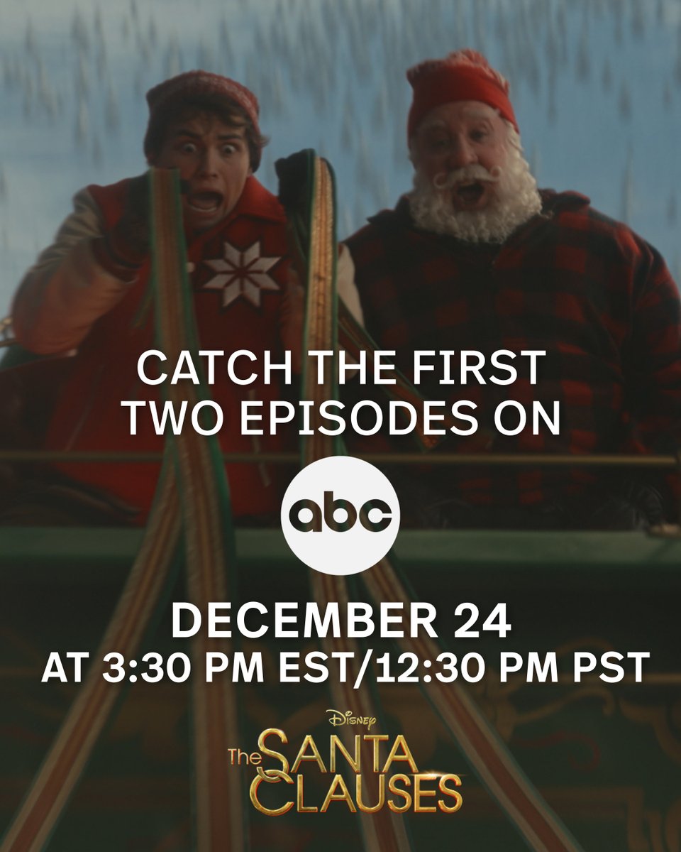 The ultimate Outdoor Man is back on ABC as Santa Clause! Don't miss the first two episodes of #TheSantaClauses starring @ofctimallen today at 3:30pm EST/12:30pm PST on @abcnetwork. 🎄☃️🛷🌎