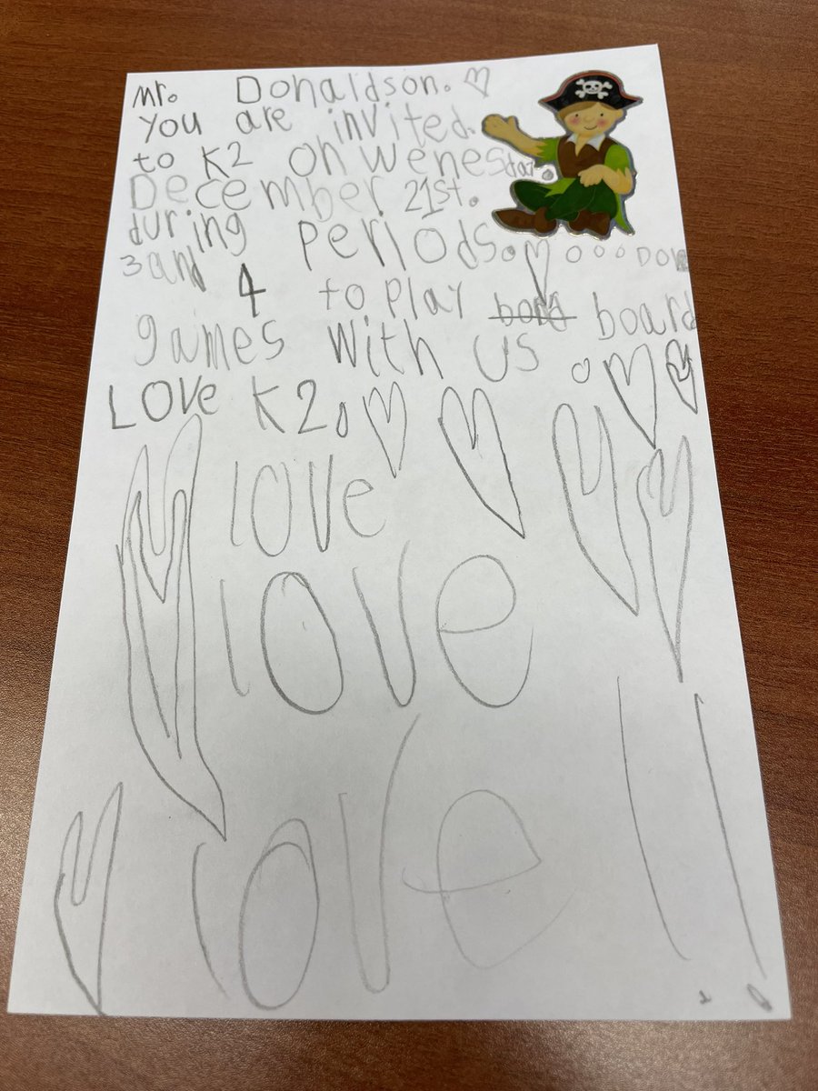 ddrewd25's tweet photo. Invitation to Kindergarten is always a yes!  The joy, the curiosity and excitement. @CRBPS https://t.co/bP6JsAZa7t