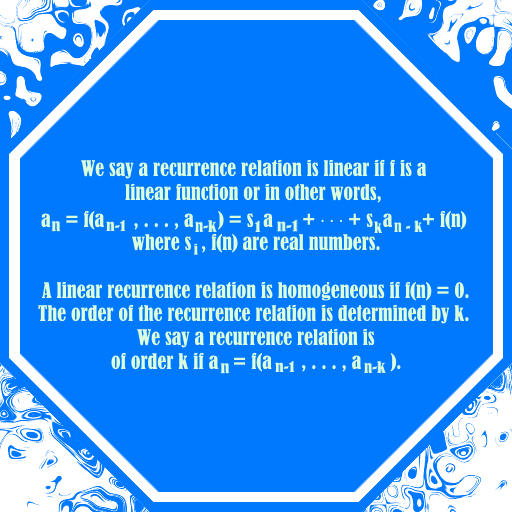 DiscreteMath_'s tweet image. Linear Homogeneous Recurrence.