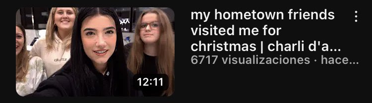 charsvv's tweet photo. GO WATCH RN!! @charlidamelio #charmas https://t.co/MNoLcpP1Yp