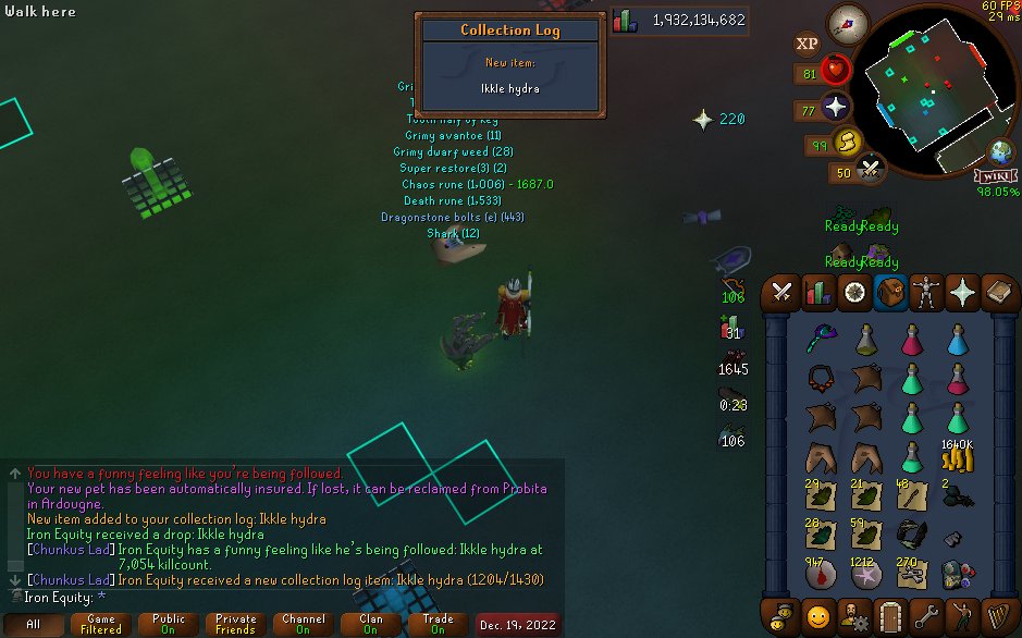 JackRS__'s tweet photo. Finished 6/6 Slayer Pets for #32 &amp; #33 before the end of the year, goal reached. 🙂 (The master clues on Sunday were terrible as well - one day we'll see an Anguish kit, 520 and counting) https://t.co/H6E6fMDmnn