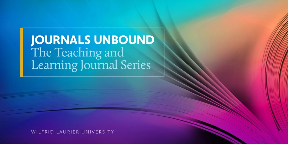LaurierTeaching's tweet image. Journals Unbound returns!

Discuss and debate new ideas in teaching and learning among colleagues. A new thought-provoking article is chosen every month by a Laurier Teaching Fellow. 📚

bit.ly/3PvRes8