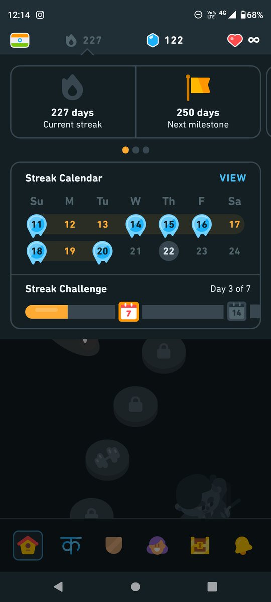 unscryptid's tweet photo. @duolingo pretty sure I had a streak freeze but I lost my streak for some reason? https://t.co/SR4YHpKhF7