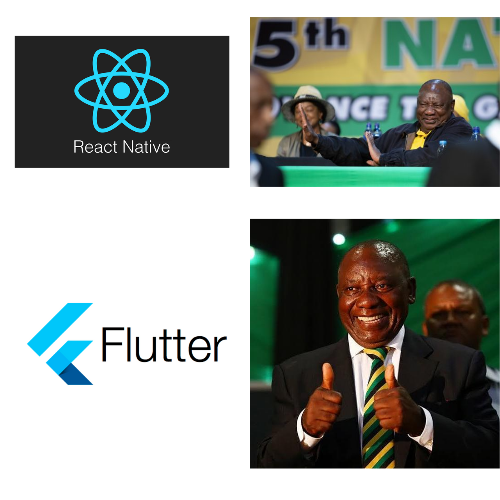 Diederik_za's tweet photo. Seems like @CyrilRamaphosa is quite opinionated about multi platform mobile development https://t.co/4C969jbQPn